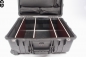 Preview: Studio Case inklusive pimpOrganizer (pimpDivider Trennwandsystem und Notebook-Deckeleinteiler) eingebaut im Peli 1560 Case